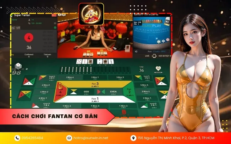 Cách chơi Fantan cơ bản